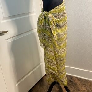 'G' Brand Beachy Boho Long Sheer Wrap Animal Spotted Design Scarf